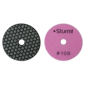 Алмазный гибкий шлифовальный круг, 100 мм, P100, сухое шлиф., 1 шт. Sturm! 9012-D100-100