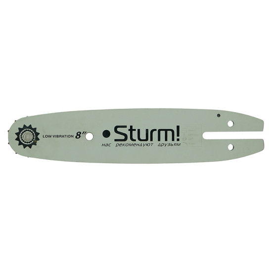 Пильная шина 8" Sturm! паз 1,3мм, 0,50", 48 зв SB085050